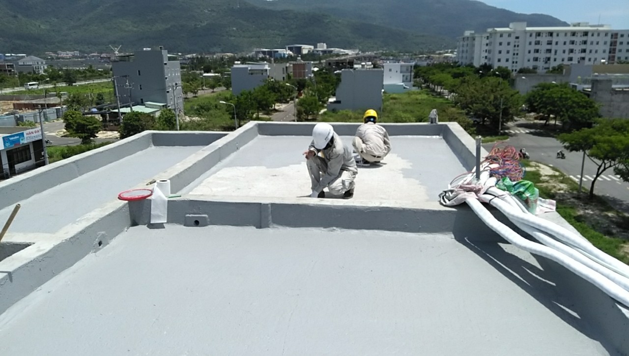 Thi công chống thấm sàn mái
